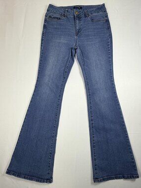 d. jeans New York Bootcut Jeans Women Size 6 Medium Blue Wash Flare Throwback